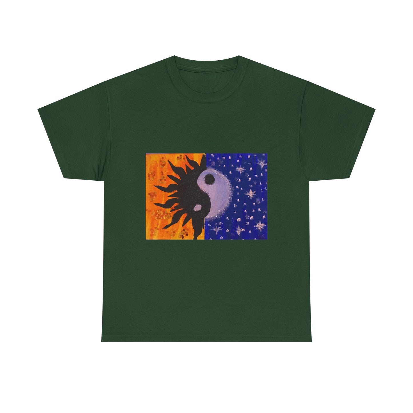Unisex Solar Yin Yang Heavy Cotton Tee