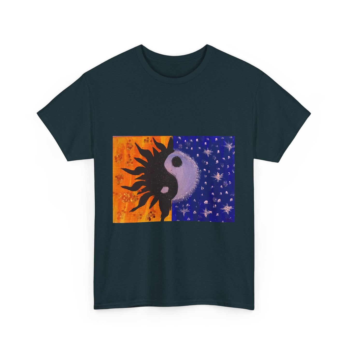 Unisex Solar Yin Yang Heavy Cotton Tee