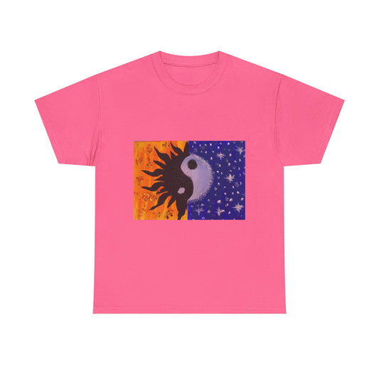 Unisex Solar Yin Yang Heavy Cotton Tee