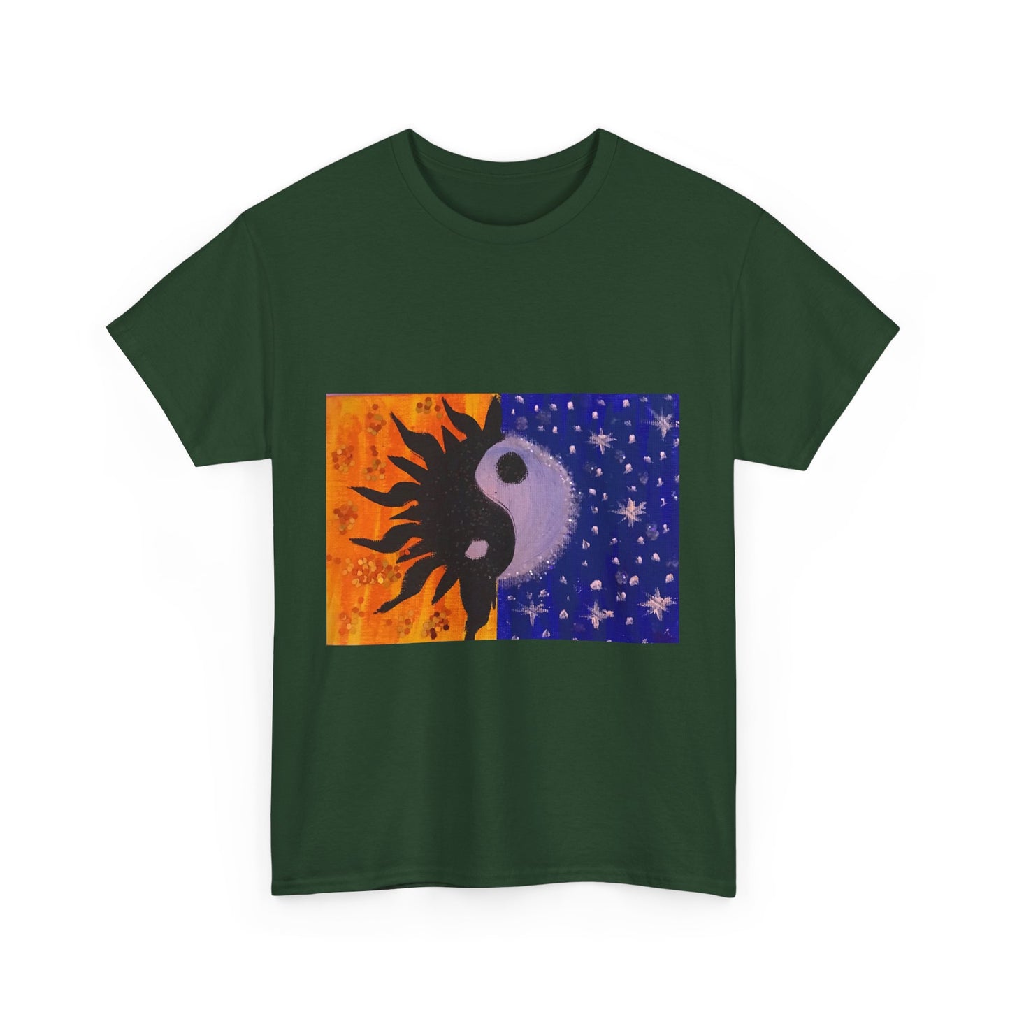 Unisex Solar Yin Yang Heavy Cotton Tee