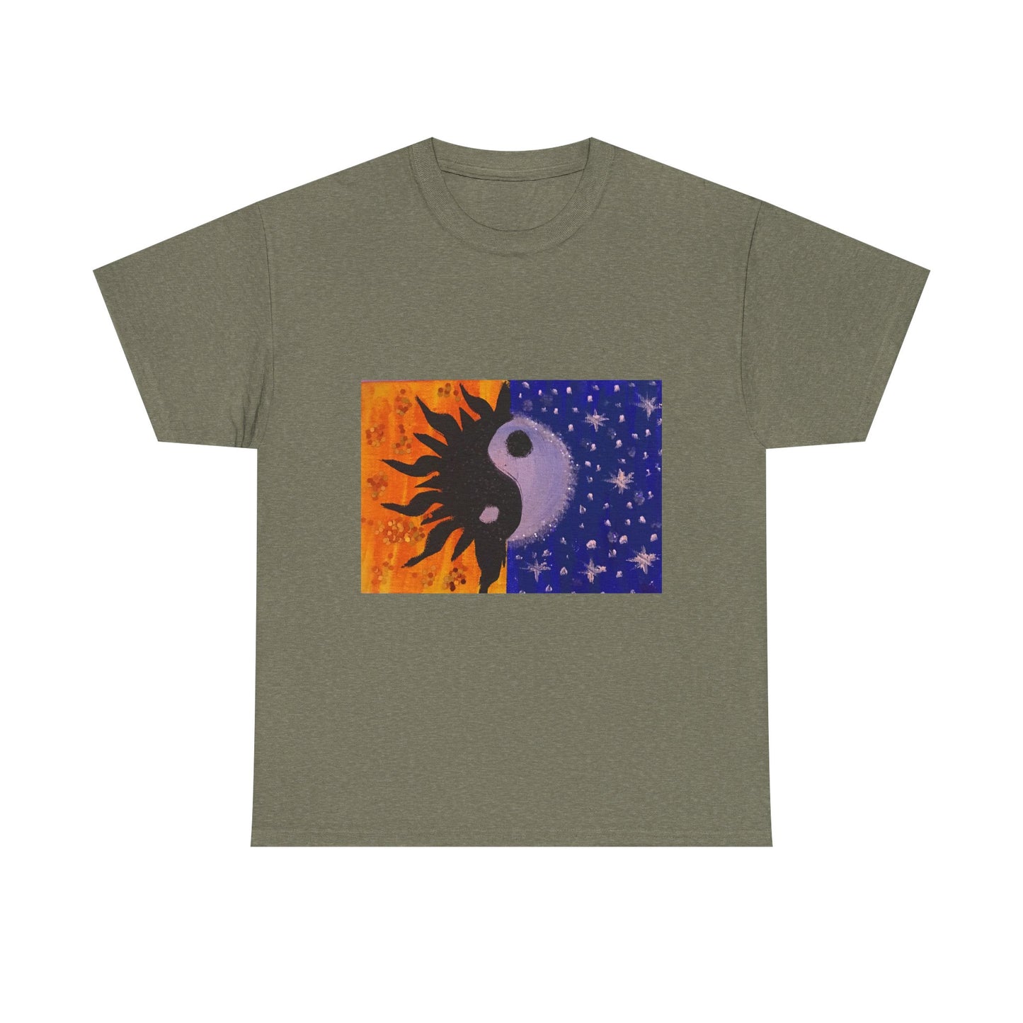 Unisex Solar Yin Yang Heavy Cotton Tee