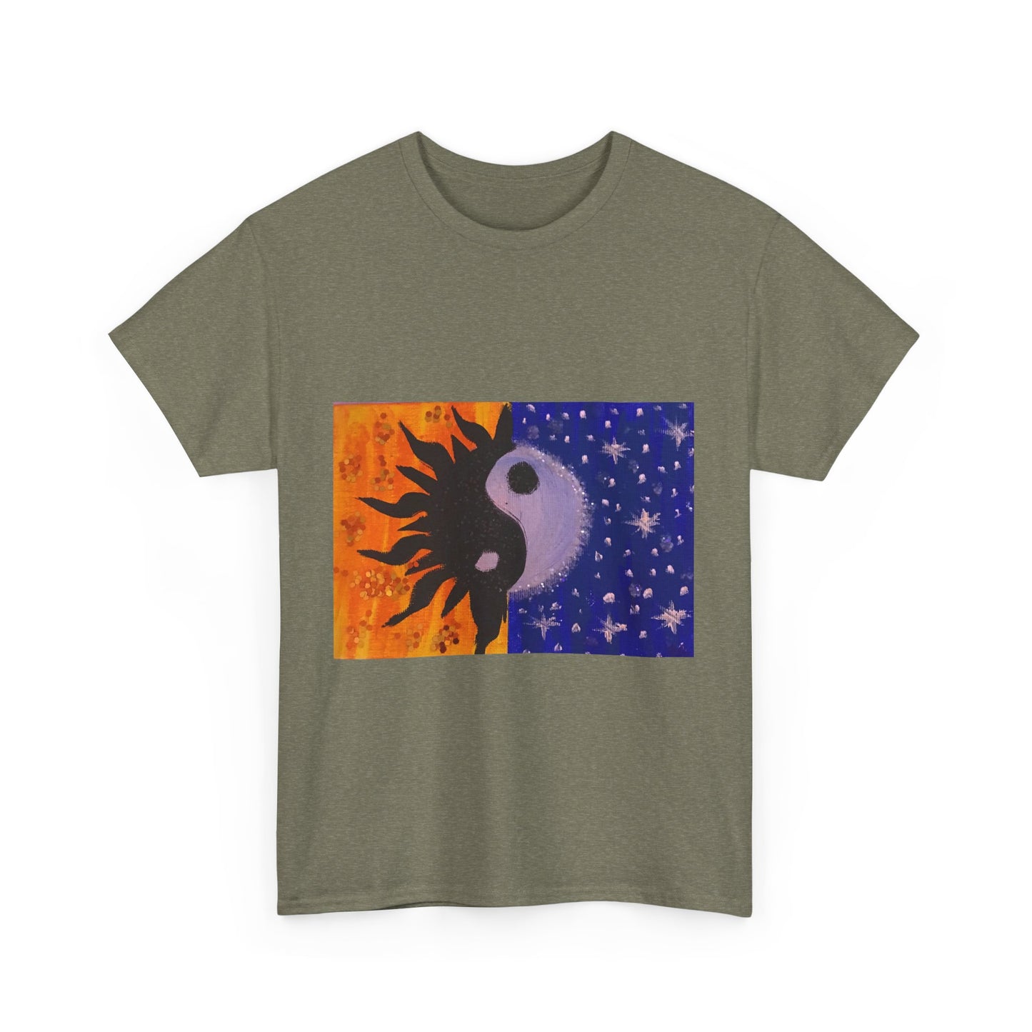 Unisex Solar Yin Yang Heavy Cotton Tee