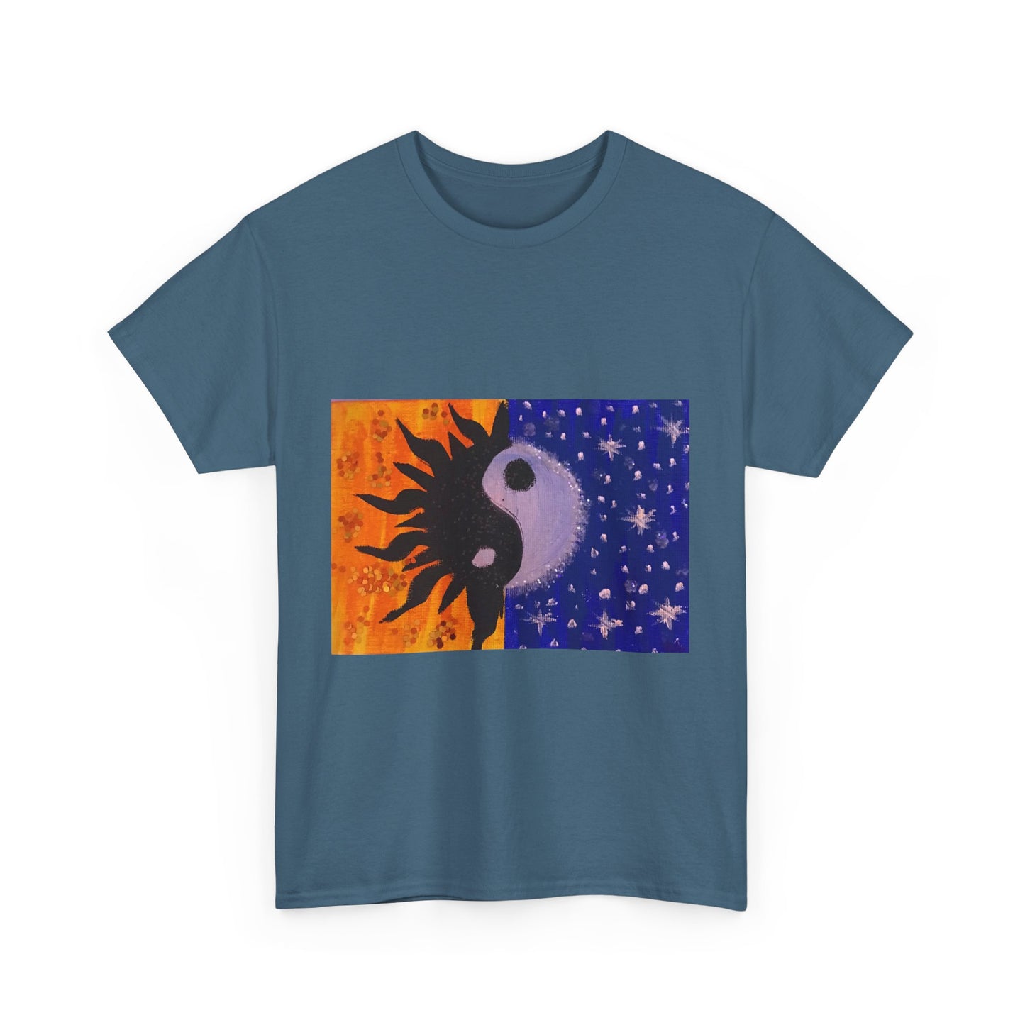 Unisex Solar Yin Yang Heavy Cotton Tee
