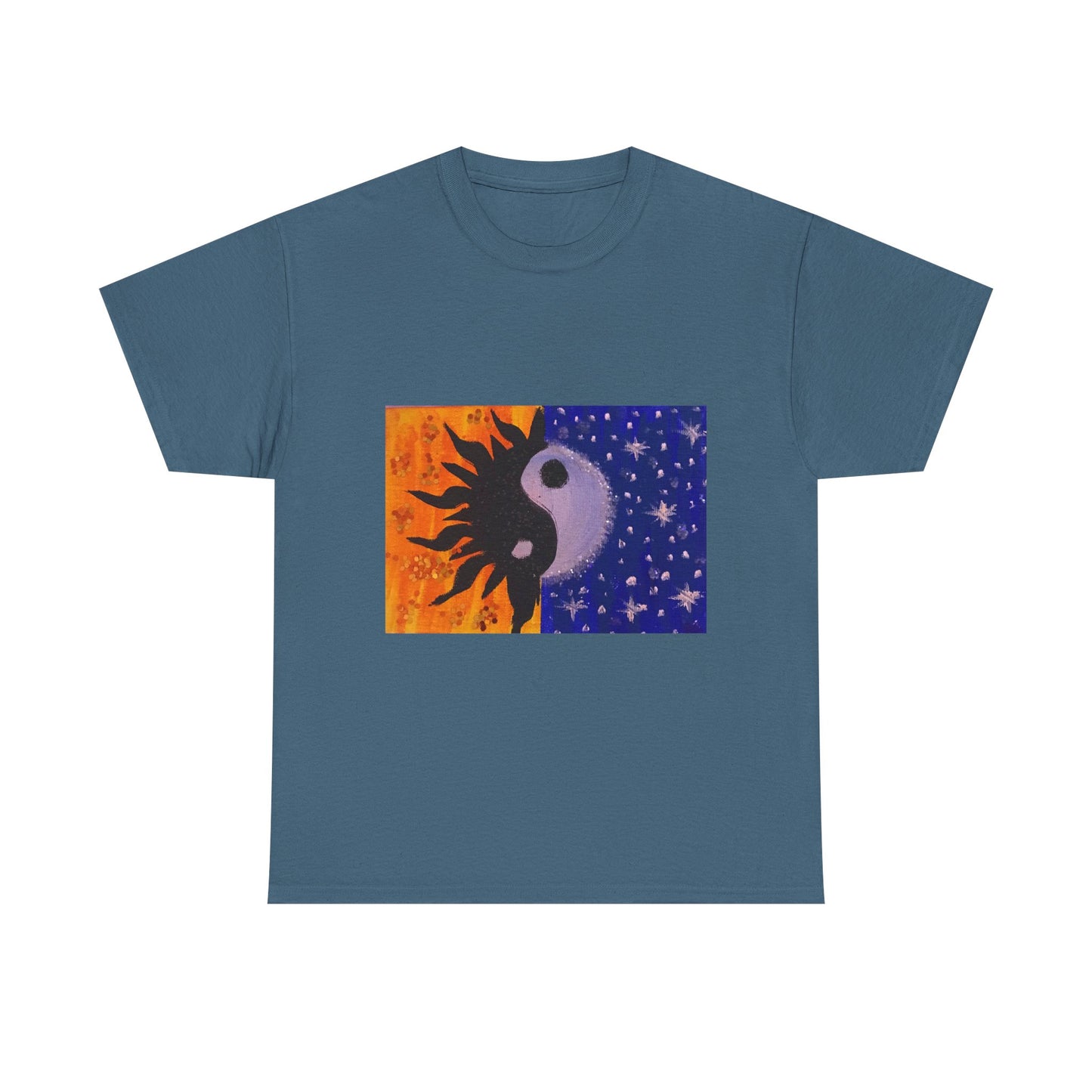 Unisex Solar Yin Yang Heavy Cotton Tee