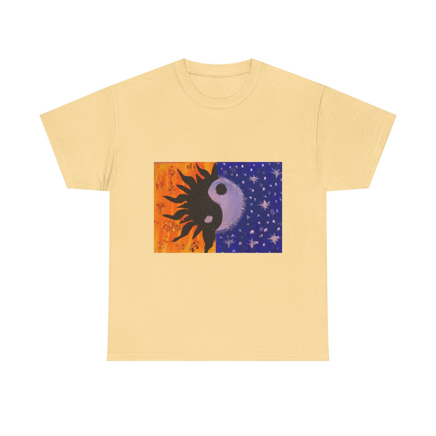 Unisex Solar Yin Yang Heavy Cotton Tee