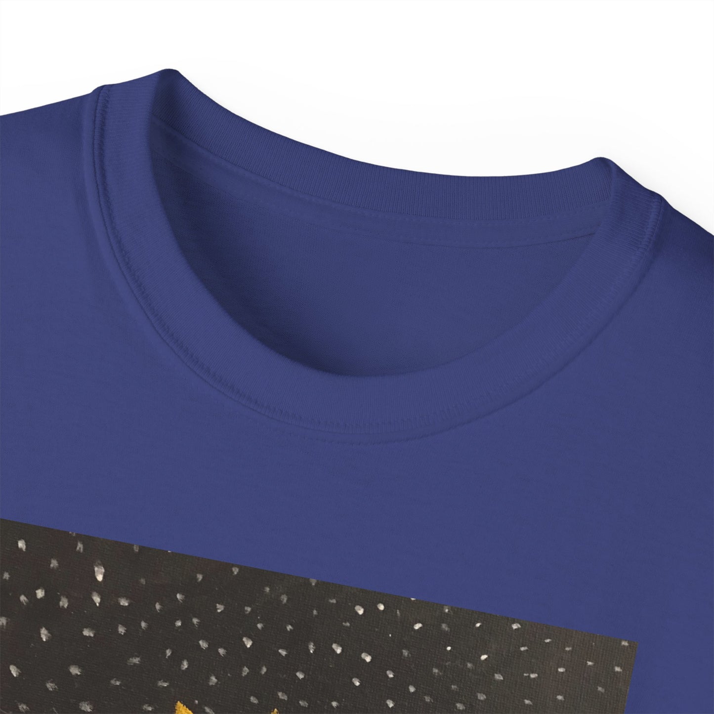 Unisex Ultra Cotton Tee with Floral Artwork - Third Eye Drip Design