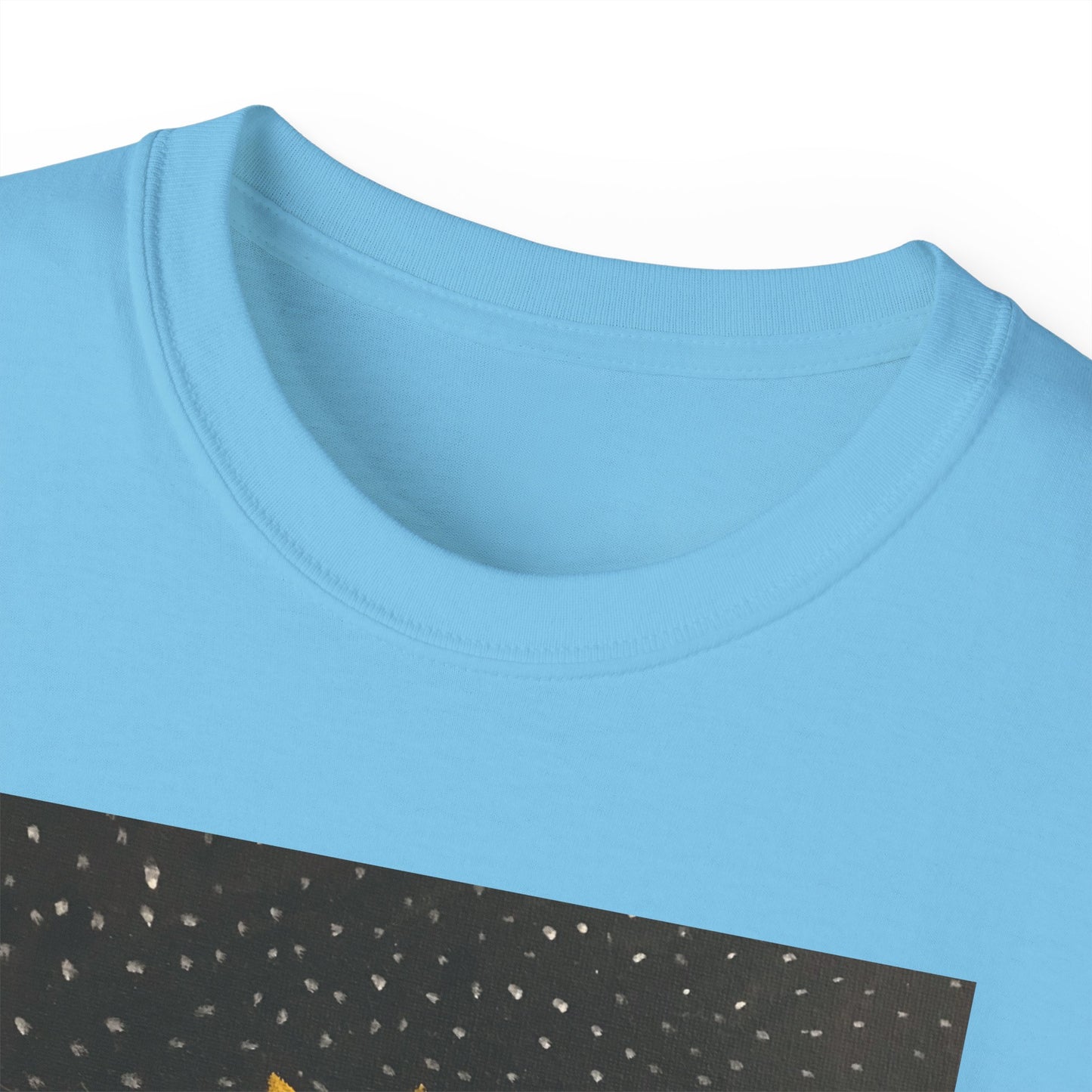 Unisex Ultra Cotton Tee with Floral Artwork - Third Eye Drip Design